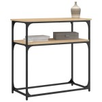 vidaXL Masă consolă, stejar sonoma, 75x35,5x75 cm, lemn prelucrat vidaXL Masă consolă, stejar sonoma, 75x35,5x75 cm, lemn prelucrat