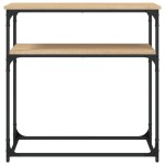 vidaXL Masă consolă, stejar sonoma, 75x35,5x75 cm, lemn prelucrat vidaXL Masă consolă, stejar sonoma, 75x35,5x75 cm, lemn prelucrat