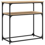 vidaXL Masă consolă, stejar sonoma, 75x35,5x75 cm, lemn prelucrat vidaXL Masă consolă, stejar sonoma, 75x35,5x75 cm, lemn prelucrat