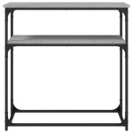 vidaXL Măsuță consolă, gri sonoma, 75x35,5x75 cm, lemn prelucrat vidaXL Măsuță consolă, gri sonoma, 75x35,5x75 cm, lemn prelucrat