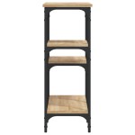vidaXL Măsuță consolă, stejar sonoma, 80x29x75 cm, lemn prelucrat vidaXL Măsuță consolă, stejar sonoma, 80x29x75 cm, lemn prelucrat