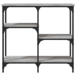 vidaXL Măsuță consolă, gri sonoma, 80x29x75 cm, lemn prelucrat vidaXL Măsuță consolă, gri sonoma, 80x29x75 cm, lemn prelucrat