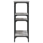 vidaXL Măsuță consolă, gri sonoma, 80x29x75 cm, lemn prelucrat vidaXL Măsuță consolă, gri sonoma, 80x29x75 cm, lemn prelucrat