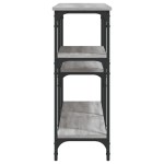 vidaXL Măsuță consolă, gri sonoma, 160x29x75 cm, lemn prelucrat vidaXL Măsuță consolă, gri sonoma, 160x29x75 cm, lemn prelucrat