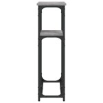 vidaXL Măsuță consolă, gri sonoma, 90x22,5x75 cm, lemn prelucrat