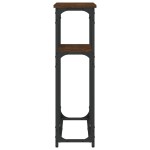 vidaXL Măsuță consolă, stejar maro, 90x22,5x75 cm, lemn prelucrat vidaXL Măsuță consolă, stejar maro, 90x22,5x75 cm, lemn prelucrat