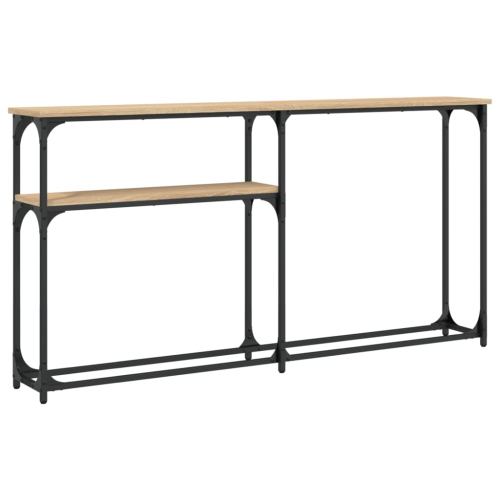 vidaXL Măsuță consolă, stejar sonoma, 145x22,5x75 cm, lemn prelucrat