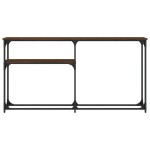 vidaXL Măsuță consolă, stejar maro, 145x22,5x75 cm, lemn prelucrat vidaXL Măsuță consolă, stejar maro, 145x22,5x75 cm, lemn prelucrat
