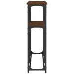 vidaXL Măsuță consolă, stejar maro, 145x22,5x75 cm, lemn prelucrat vidaXL Măsuță consolă, stejar maro, 145x22,5x75 cm, lemn prelucrat