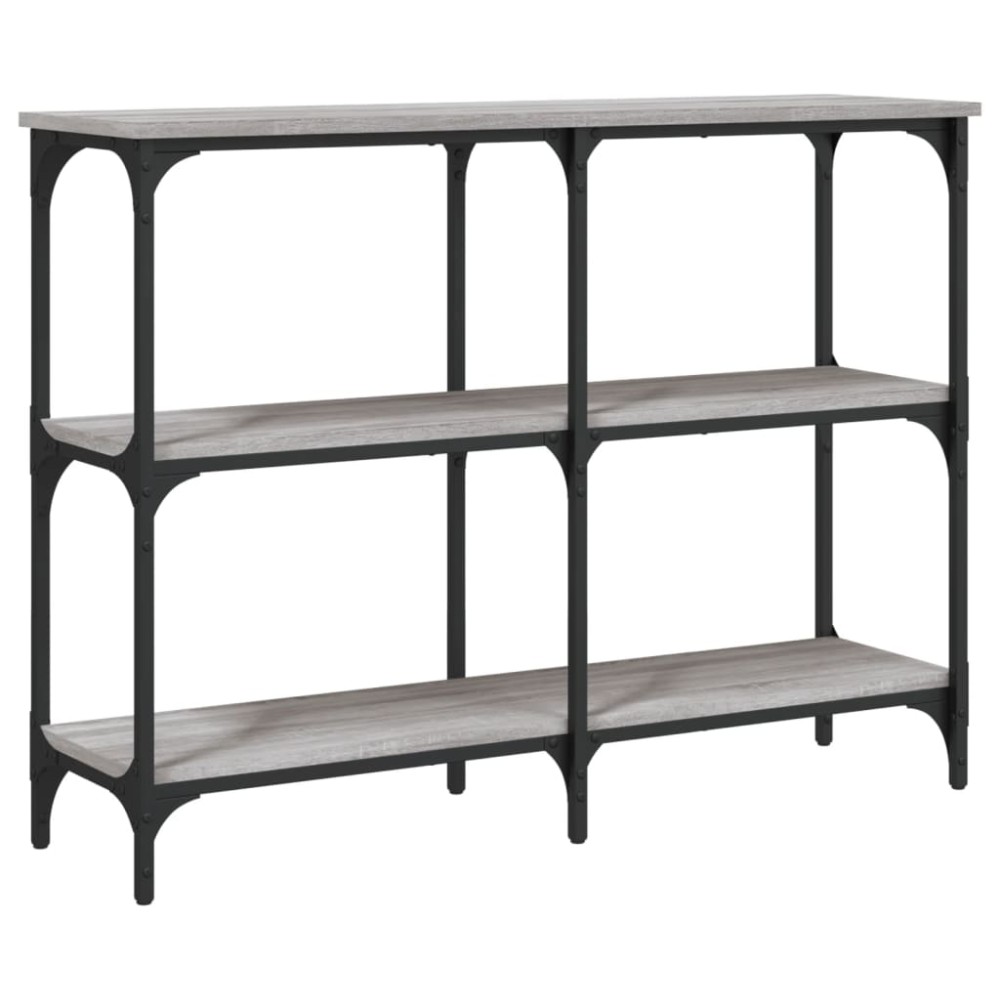 vidaXL Măsuță consolă, gri sonoma, 100x29x75 cm, lemn prelucrat