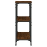 vidaXL Măsuță consolă, stejar maro, 100x29x75 cm, lemn prelucrat vidaXL Măsuță consolă, stejar maro, 100x29x75 cm, lemn prelucrat