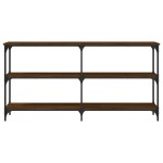 vidaXL Măsuță consolă, stejar maro, 150x29x75 cm, lemn prelucrat vidaXL Măsuță consolă, stejar maro, 150x29x75 cm, lemn prelucrat