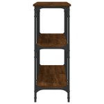 vidaXL Măsuță consolă, stejar maro, 150x29x75 cm, lemn prelucrat vidaXL Măsuță consolă, stejar maro, 150x29x75 cm, lemn prelucrat
