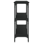 vidaXL Măsuță consolă, negru, 200x29x75 cm, lemn compozit vidaXL Măsuță consolă, negru, 200x29x75 cm, lemn compozit