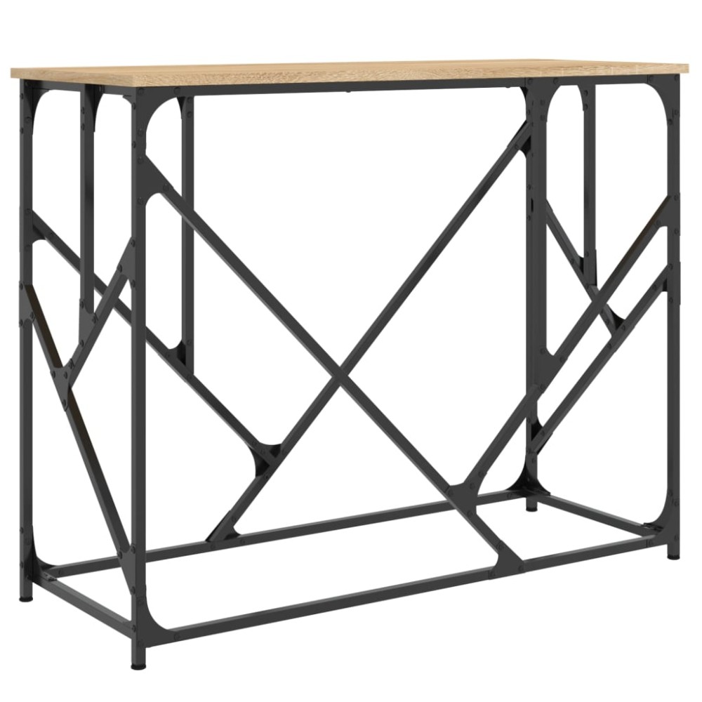 vidaXL Măsuță consolă, stejar sonoma, 100x40x80 cm, lemn prelucrat