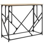 vidaXL Măsuță consolă, stejar sonoma, 100x40x80 cm, lemn prelucrat vidaXL Măsuță consolă, stejar sonoma, 100x40x80 cm, lemn prelucrat