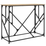vidaXL Măsuță consolă, stejar sonoma, 100x40x80 cm, lemn prelucrat vidaXL Măsuță consolă, stejar sonoma, 100x40x80 cm, lemn prelucrat