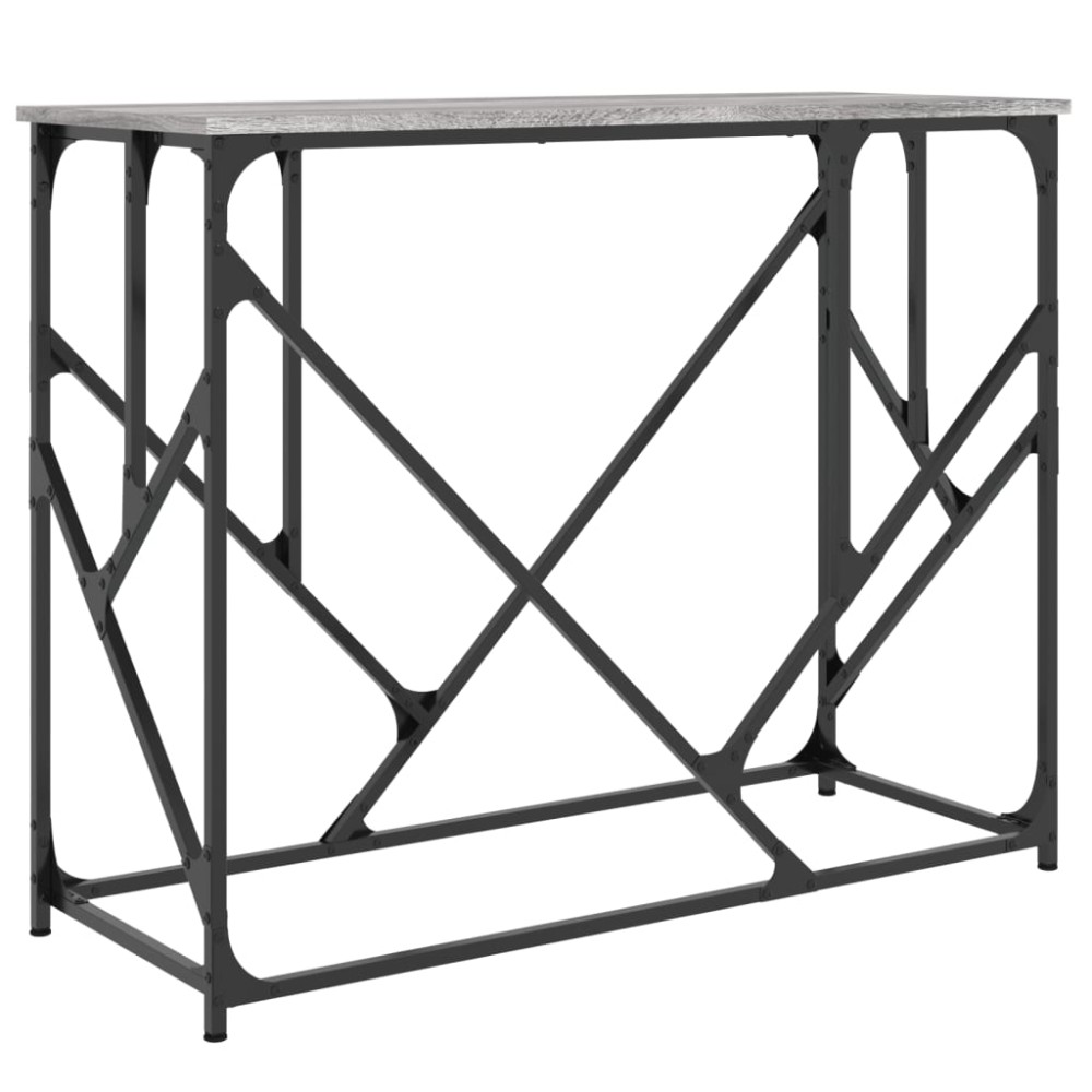 vidaXL Măsuță consolă, gri sonoma, 100x40x80 cm, lemn prelucrat