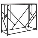 vidaXL Măsuță consolă, gri sonoma, 100x40x80 cm, lemn prelucrat vidaXL Măsuță consolă, gri sonoma, 100x40x80 cm, lemn prelucrat
