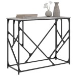 vidaXL Măsuță consolă, gri sonoma, 100x40x80 cm, lemn prelucrat vidaXL Măsuță consolă, gri sonoma, 100x40x80 cm, lemn prelucrat