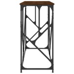 vidaXL Măsuță consolă, stejar maro, 100x40x80 cm, lemn prelucrat vidaXL Măsuță consolă, stejar maro, 100x40x80 cm, lemn prelucrat