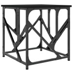 vidaXL Măsuță de cafea, negru, 45x45x47,5 cm, lemn prelucrat vidaXL Măsuță de cafea, negru, 45x45x47,5 cm, lemn prelucrat