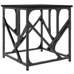 vidaXL Măsuță de cafea, negru, 45x45x47,5 cm, lemn prelucrat vidaXL Măsuță de cafea, negru, 45x45x47,5 cm, lemn prelucrat