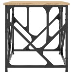 vidaXL Măsuță de cafea, stejar sonoma, 45x45x47,5 cm, lemn prelucrat vidaXL Măsuță de cafea, stejar sonoma, 45x45x47,5 cm, lemn prelucrat