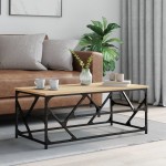 vidaXL Măsuță de cafea, stejar sonoma, 100x50x40 cm, lemn prelucrat vidaXL Măsuță de cafea, stejar sonoma, 100x50x40 cm, lemn prelucrat