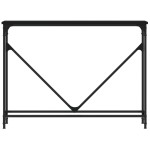 vidaXL Măsuță consolă, negru, 102x22,5x75 cm, lemn compozit vidaXL Măsuță consolă, negru, 102x22,5x75 cm, lemn compozit