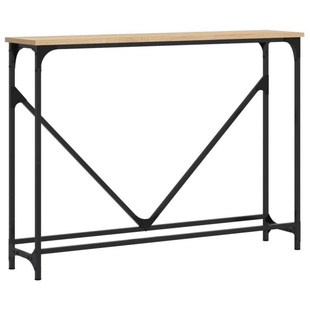 vidaXL Măsuță consolă, stejar sonoma, 102x22,5x75 cm, lemn prelucrat