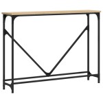 vidaXL Măsuță consolă, stejar sonoma, 102x22,5x75 cm, lemn prelucrat vidaXL Măsuță consolă, stejar sonoma, 102x22,5x75 cm, lemn prelucrat
