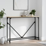 vidaXL Măsuță consolă, stejar sonoma, 102x22,5x75 cm, lemn prelucrat vidaXL Măsuță consolă, stejar sonoma, 102x22,5x75 cm, lemn prelucrat