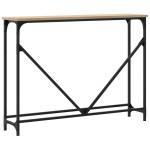 vidaXL Măsuță consolă, stejar sonoma, 102x22,5x75 cm, lemn prelucrat vidaXL Măsuță consolă, stejar sonoma, 102x22,5x75 cm, lemn prelucrat