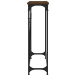 vidaXL Măsuță consolă, stejar maro, 102x22,5x75 cm, lemn prelucrat vidaXL Măsuță consolă, stejar maro, 102x22,5x75 cm, lemn prelucrat