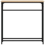vidaXL Măsuță consolă, stejar sonoma, 75x19,5x75 cm, lemn prelucrat vidaXL Măsuță consolă, stejar sonoma, 75x19,5x75 cm, lemn prelucrat
