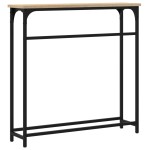 vidaXL Măsuță consolă, stejar sonoma, 75x19,5x75 cm, lemn prelucrat vidaXL Măsuță consolă, stejar sonoma, 75x19,5x75 cm, lemn prelucrat