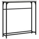 vidaXL Măsuță consolă, gri sonoma, 75x19,5x75 cm, lemn prelucrat vidaXL Măsuță consolă, gri sonoma, 75x19,5x75 cm, lemn prelucrat