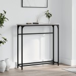 vidaXL Măsuță consolă, gri sonoma, 75x19,5x75 cm, lemn prelucrat vidaXL Măsuță consolă, gri sonoma, 75x19,5x75 cm, lemn prelucrat