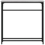 vidaXL Măsuță consolă, gri sonoma, 75x19,5x75 cm, lemn prelucrat vidaXL Măsuță consolă, gri sonoma, 75x19,5x75 cm, lemn prelucrat