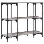 vidaXL Măsuță consolă, gri sonoma, 102x35x90 cm, lemn prelucrat vidaXL Măsuță consolă, gri sonoma, 102x35x90 cm, lemn prelucrat