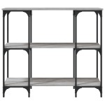 vidaXL Măsuță consolă, gri sonoma, 102x35x90 cm, lemn prelucrat vidaXL Măsuță consolă, gri sonoma, 102x35x90 cm, lemn prelucrat