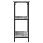 vidaXL Măsuță consolă, gri sonoma, 102x35x90 cm, lemn prelucrat vidaXL Măsuță consolă, gri sonoma, 102x35x90 cm, lemn prelucrat
