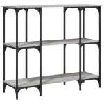 vidaXL Măsuță consolă, gri sonoma, 102x35x90 cm, lemn prelucrat vidaXL Măsuță consolă, gri sonoma, 102x35x90 cm, lemn prelucrat