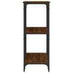 vidaXL Măsuță consolă, stejar maro, 102x35x90 cm, lemn prelucrat vidaXL Măsuță consolă, stejar maro, 102x35x90 cm, lemn prelucrat