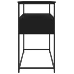 vidaXL Măsuță consolă, negru, 100x40x75 cm, lemn compozit vidaXL Măsuță consolă, negru, 100x40x75 cm, lemn compozit