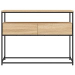 vidaXL Măsuță consolă, stejar sonoma, 100x40x75 cm, lemn prelucrat vidaXL Măsuță consolă, stejar sonoma, 100x40x75 cm, lemn prelucrat