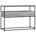 vidaXL Măsuță consolă, gri sonoma, 100x40x75 cm, lemn prelucrat vidaXL Măsuță consolă, gri sonoma, 100x40x75 cm, lemn prelucrat