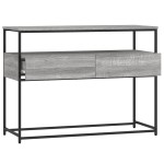 vidaXL Măsuță consolă, gri sonoma, 100x40x75 cm, lemn prelucrat vidaXL Măsuță consolă, gri sonoma, 100x40x75 cm, lemn prelucrat