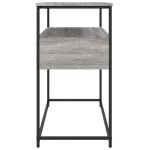 vidaXL Măsuță consolă, gri sonoma, 100x40x75 cm, lemn prelucrat vidaXL Măsuță consolă, gri sonoma, 100x40x75 cm, lemn prelucrat